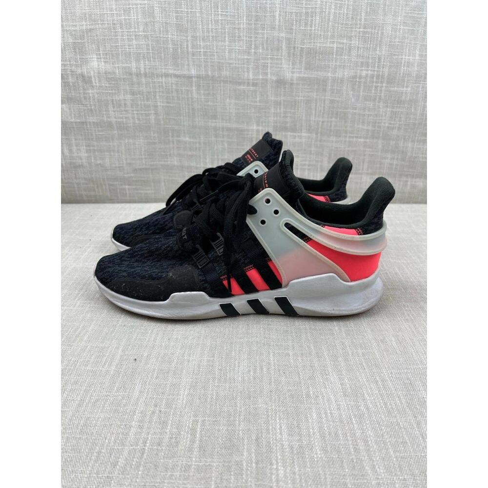 Adidas Men's Sneakers Size 11.5 Black with Pink and White Accents